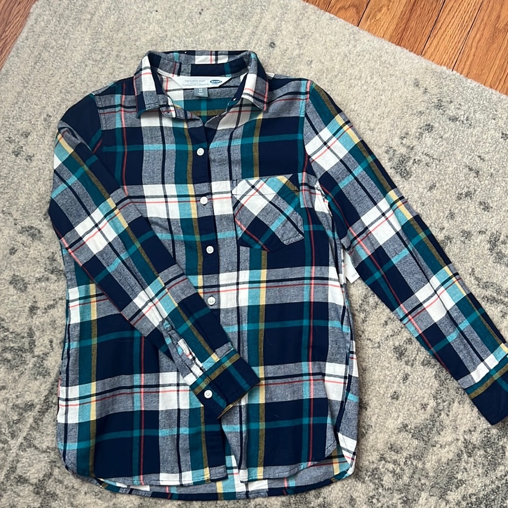Women’s Old Navy Plaid Flannel Classic Shirt